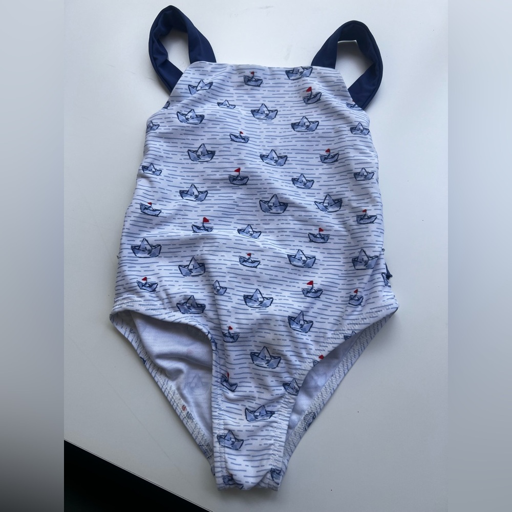 Nautical Kids Swim One Piece